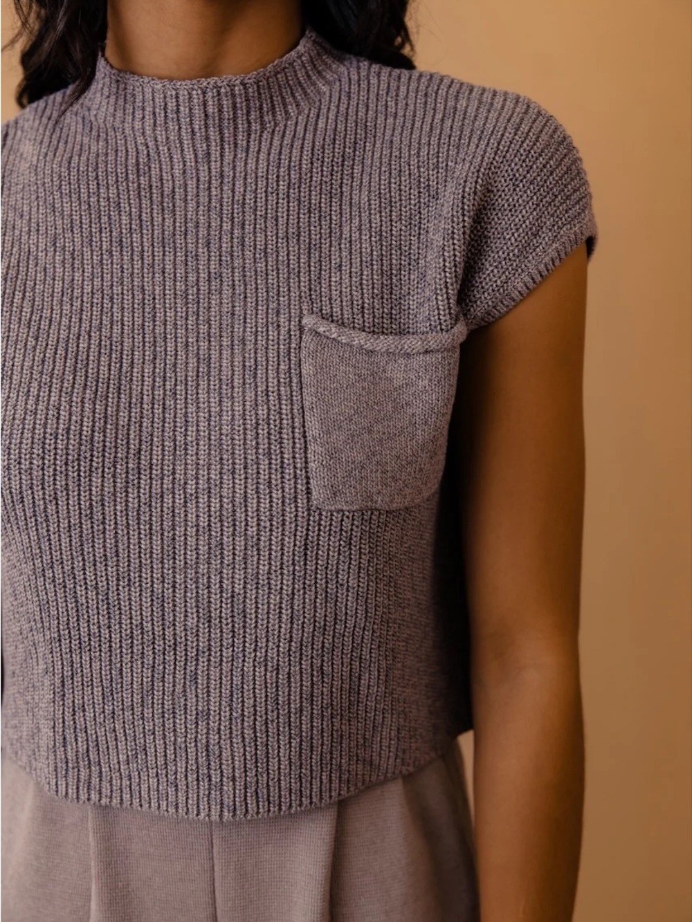 Free People Beach Freya Chunky Knit Sleeveless Sweater